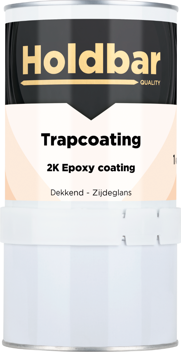 Holdbar Trapcoating Gitzwart (RAL 9005) 1 kg