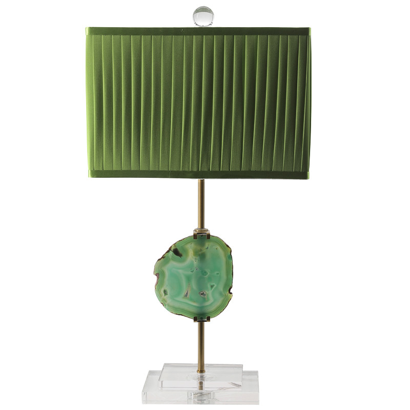 Настольная лампа Green Agate Design Table Lamp