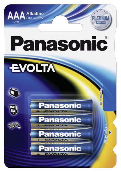 Panasonic Evolta Alkaline AAA 4x