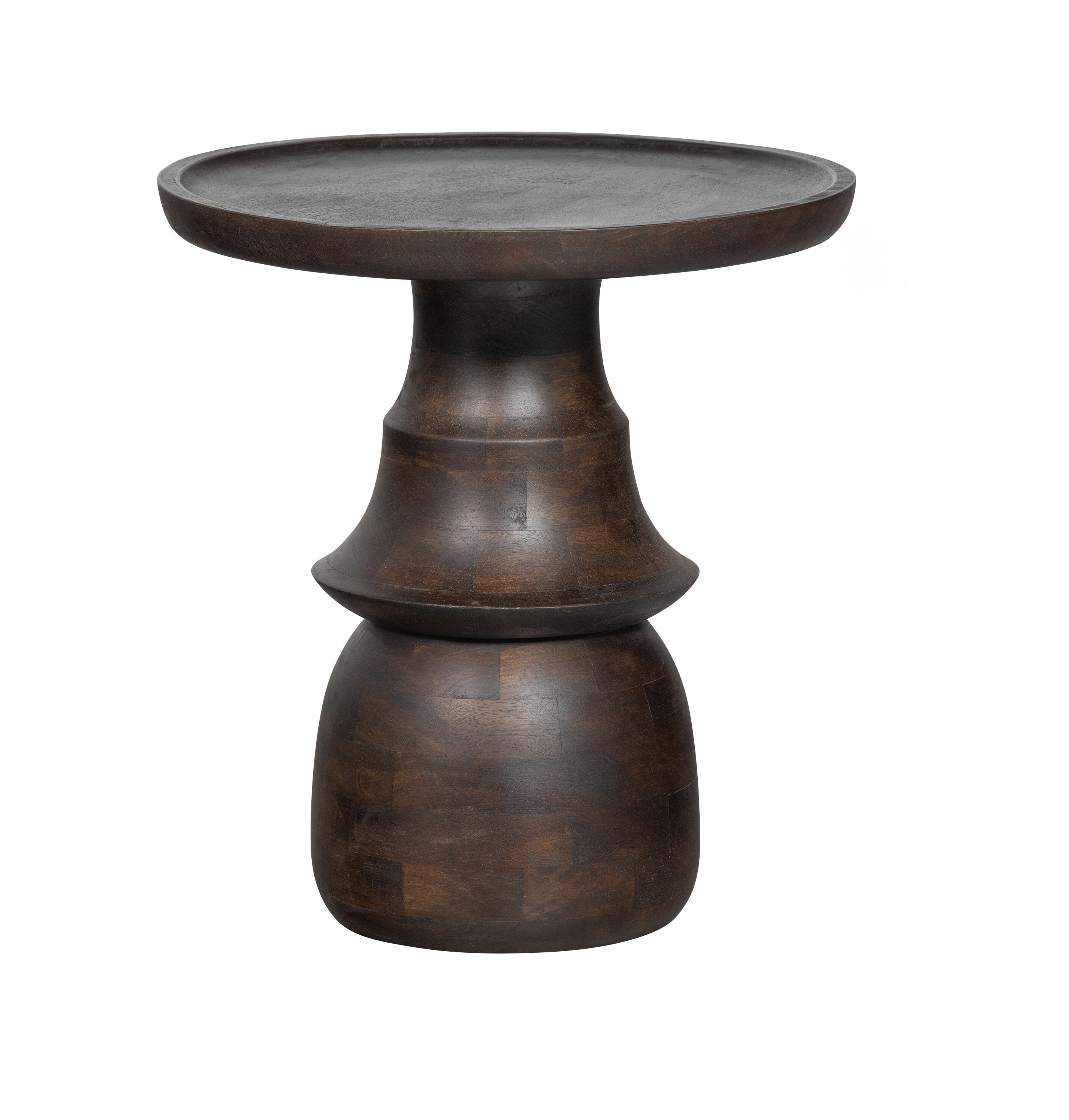 BePureHome Bijzettafel Broad Mangohout, Ø50cm - Naturel - Rond