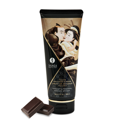 Shunga Kissable Massage Cream - Intoxicating Chocolate - 7 floz / 200 ml