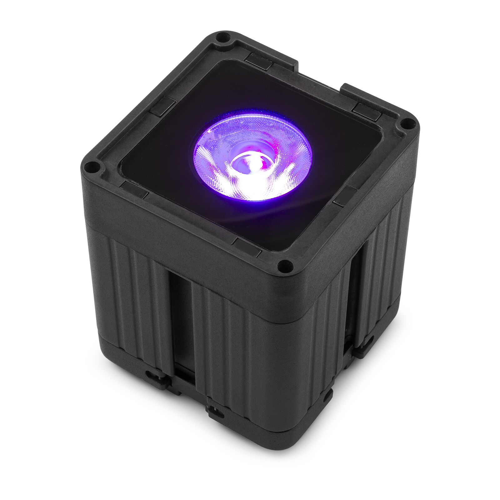 Beamz Professional KUBE20BK - IP65 - RGBWA-UV - Uplight op accu voor