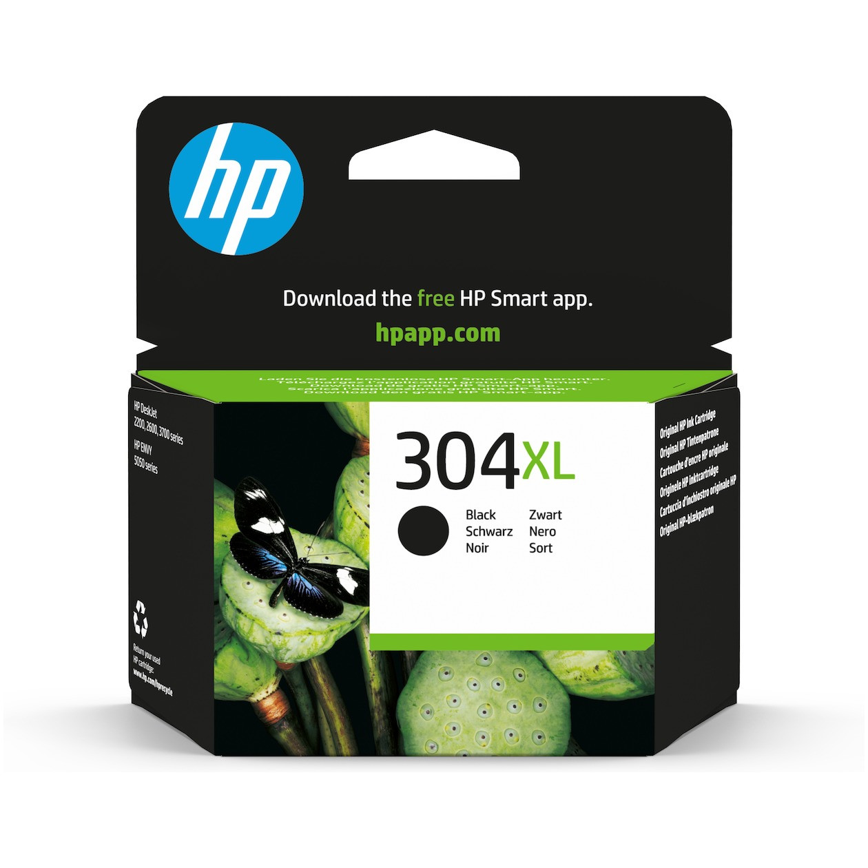 HP 304XL Cartridge Inkt Zwart