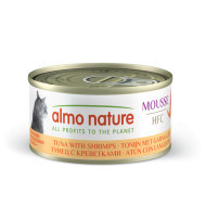 Almo Nature HFC Mousse tonijn met garnalen natvoer kat (70 g) 24 x 70 g