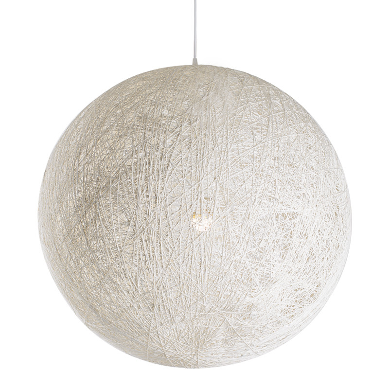 Подвесной светильник Moooi Thread Papier Mache Lamp white