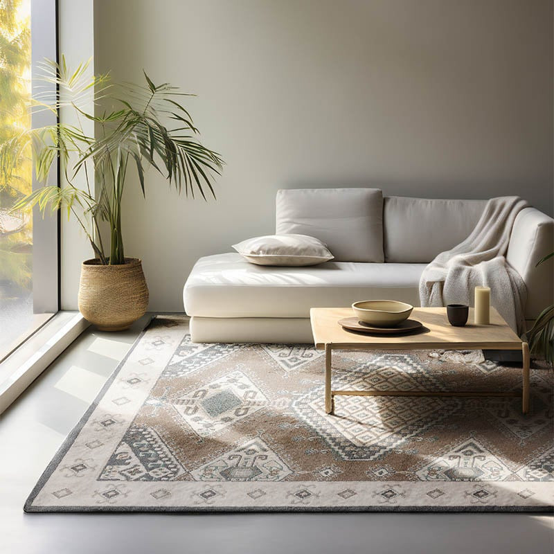 Vloerkleed Bohemian Lakan Crème - Hanse Home Terrain - 120x170 cm - Rechthoek - Dekbed-Discounter.nl