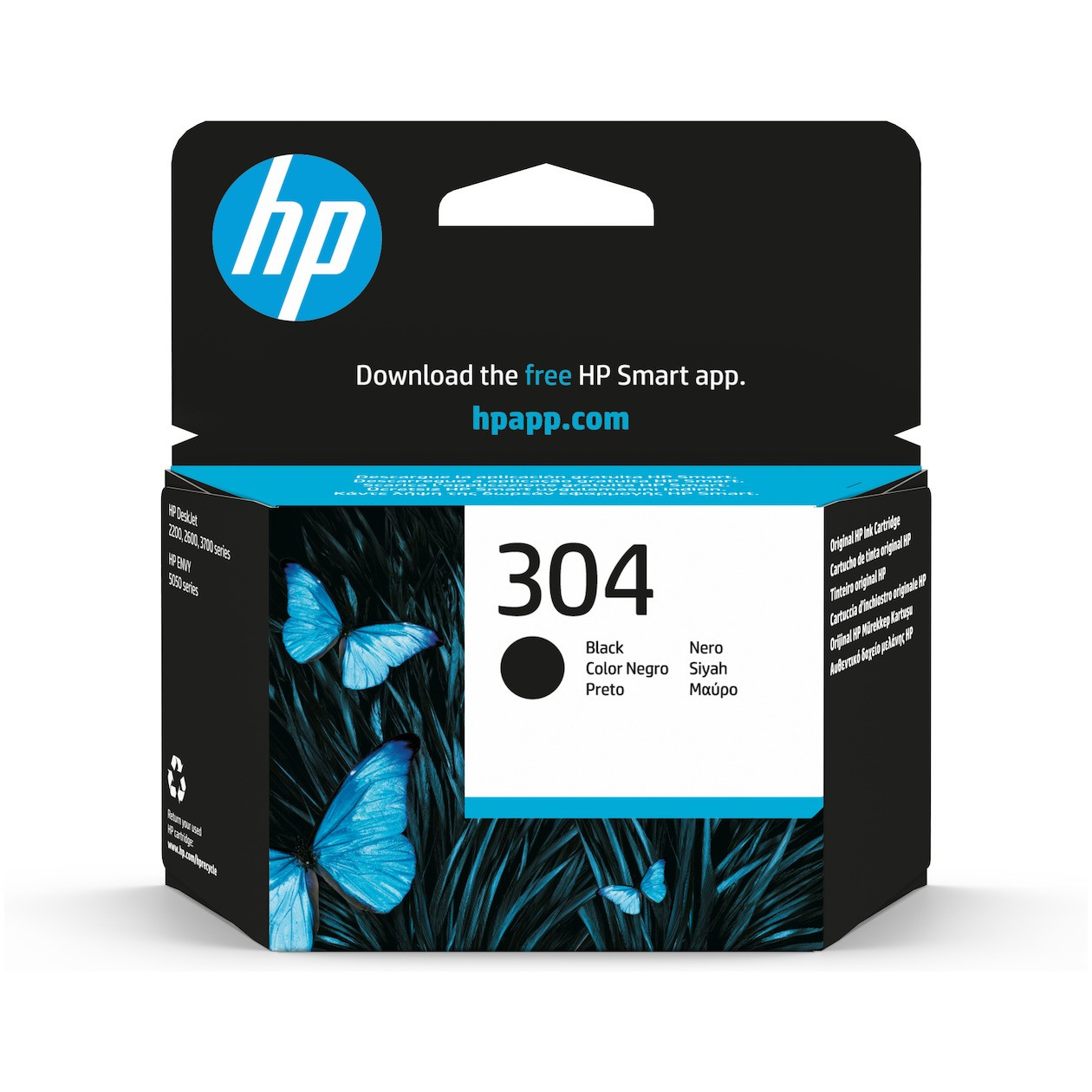 HP 304 Cartridge Inkt Zwart