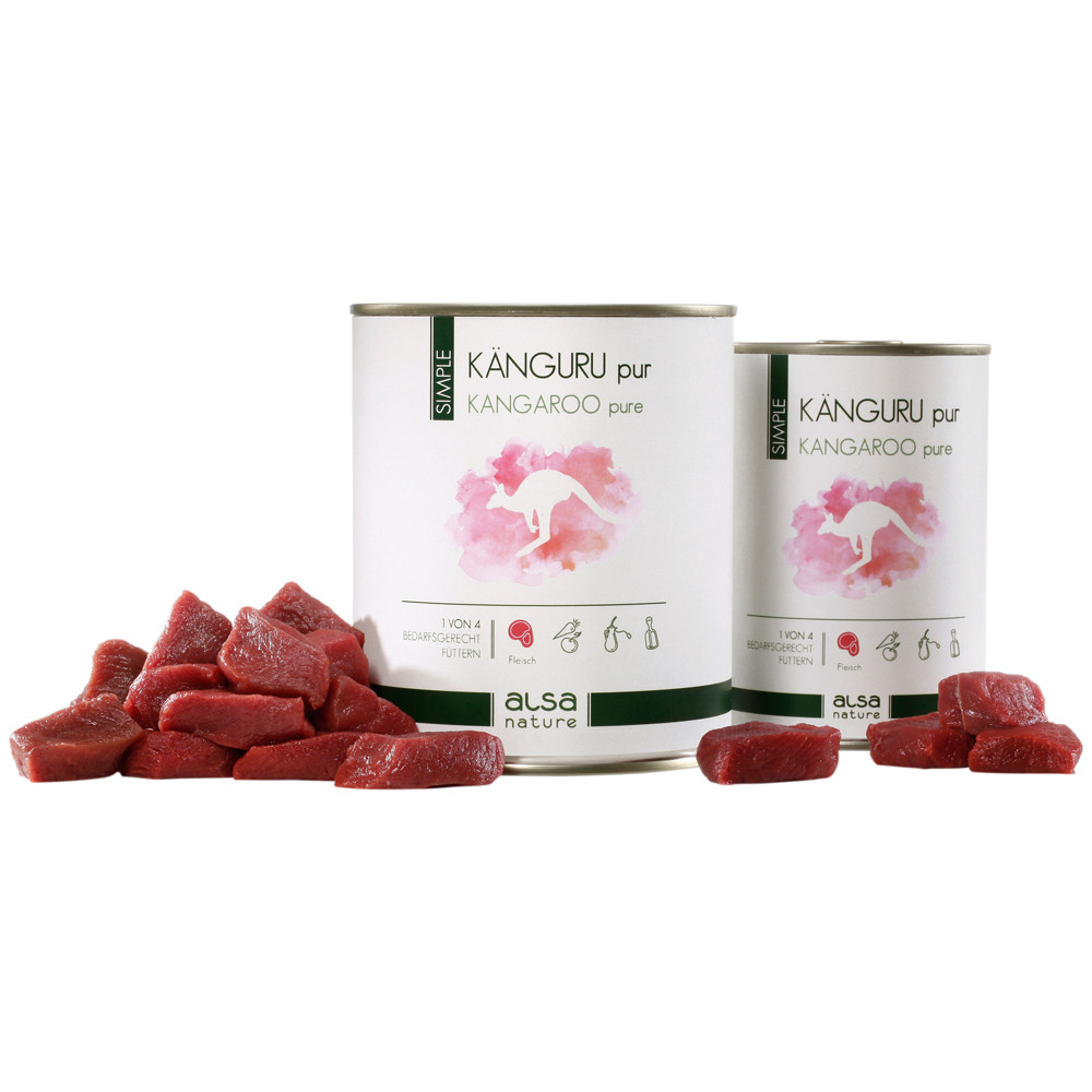 alsa-nature SIMPLE Kangoeroe puur, 400 g, Aantal: 400 g