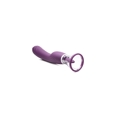 XR Brands Lickgasm - 8x Licking and Sucking Vibrator - Purple