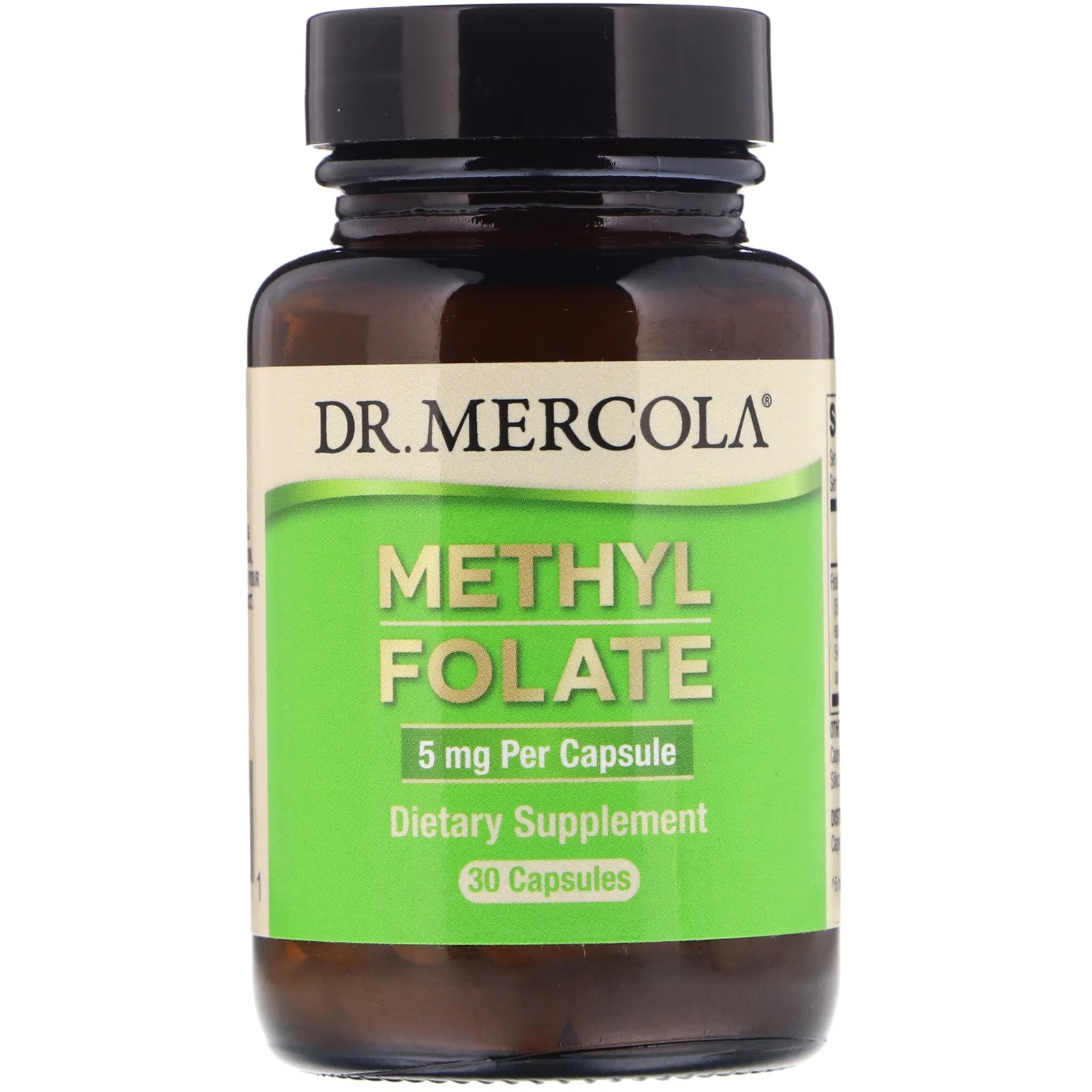 Folate 5 mg 30 Capsules - Dr. Mercola