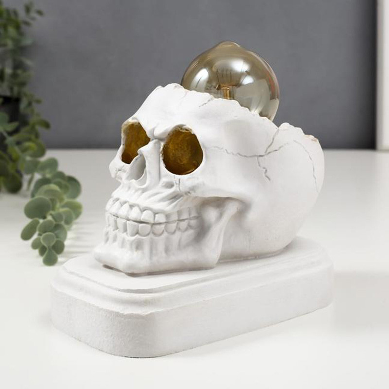 Настольная лампа White Skull Table Lamp