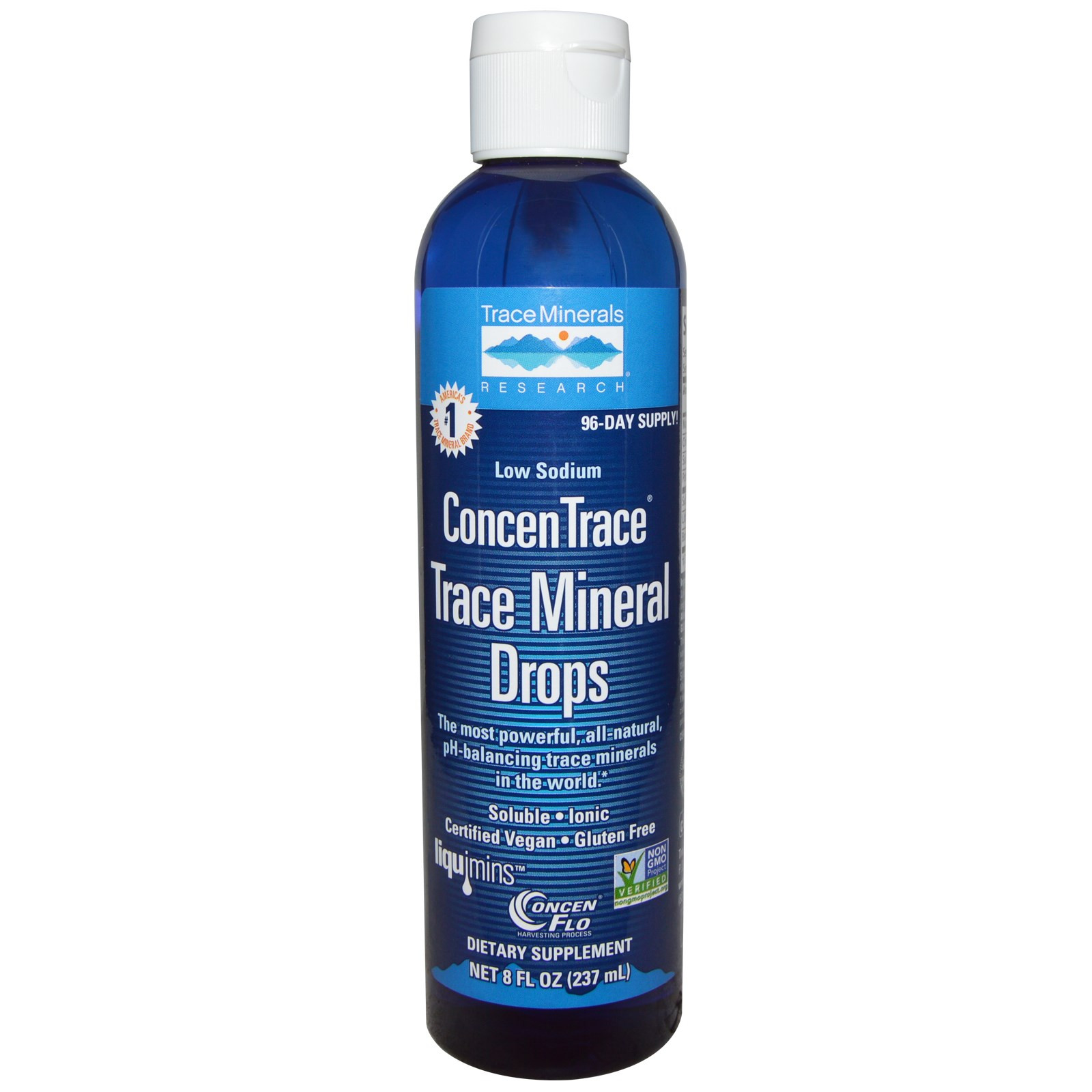 ConcenTrace, Trace Mineral Drops (237 ml) - Trace Minerals Research