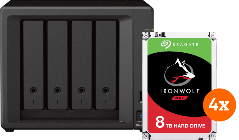 Synology DS923+ + 4x 8TB Seagate Ironwolf