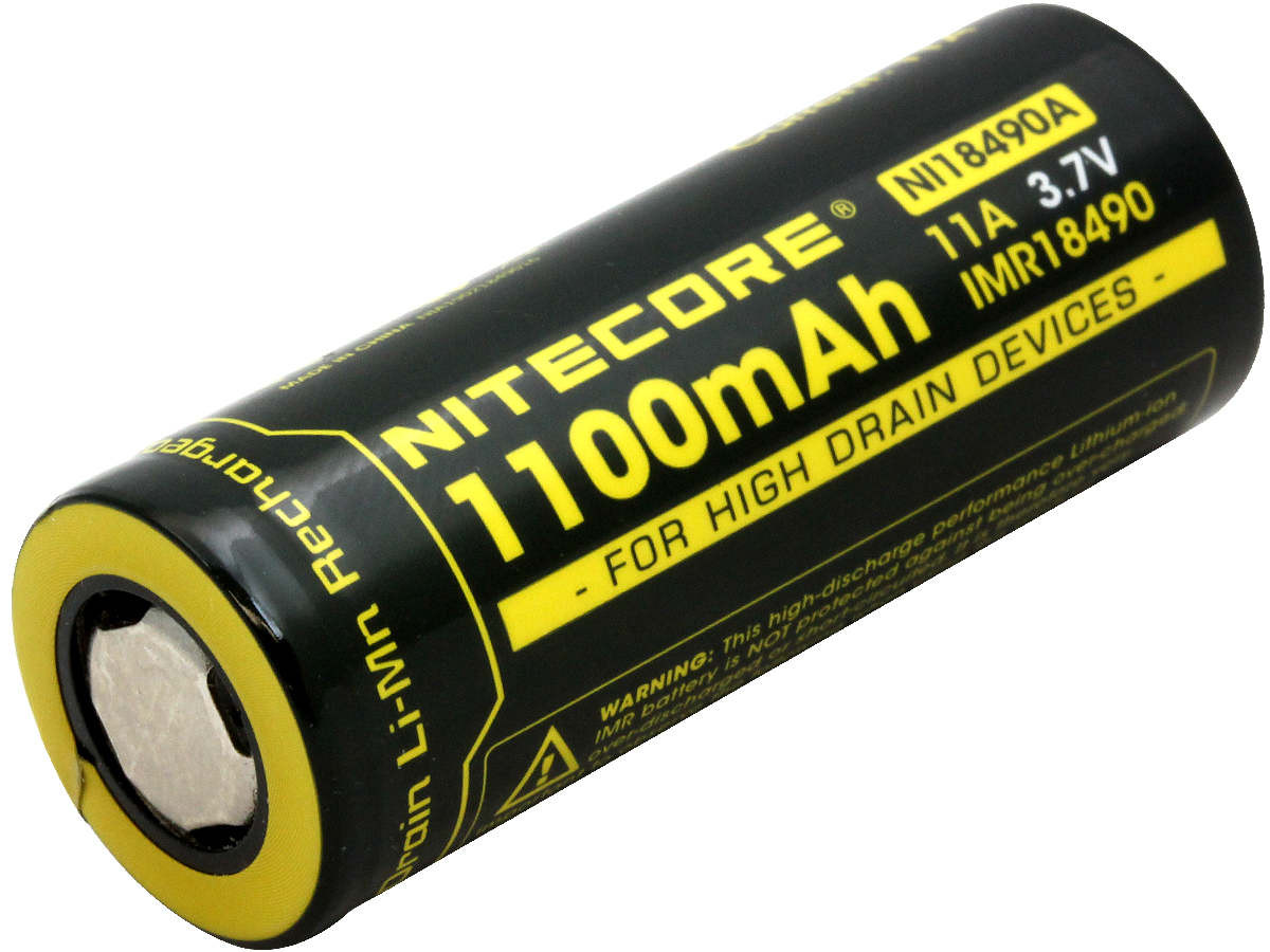 Nitecore IMR18490 Li-ion NL18490A 1100mAh