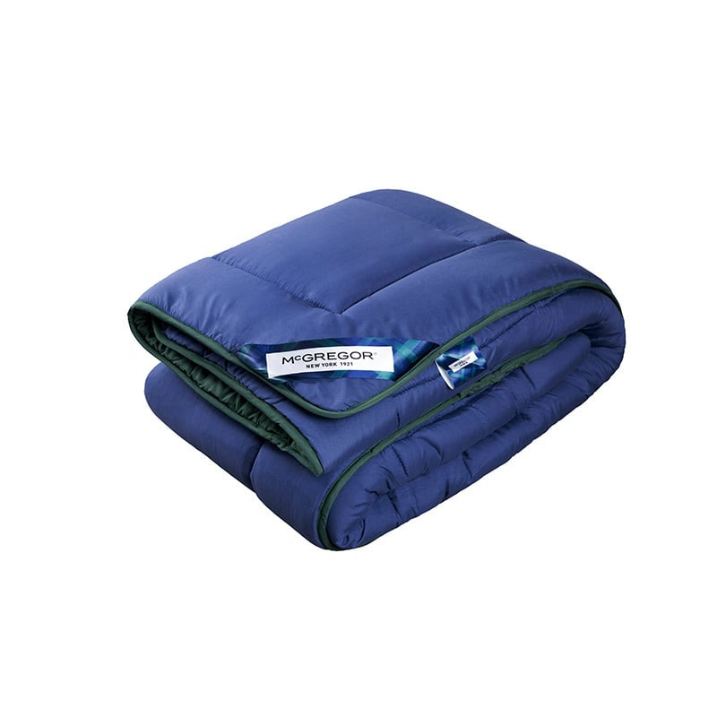 Enkel , Easy Dekbed McGregor Easy Blauw - 240x200 cm (Lits-Jumeaux) - McGregor - 400 gsm - Dekbed-Discounter.nl