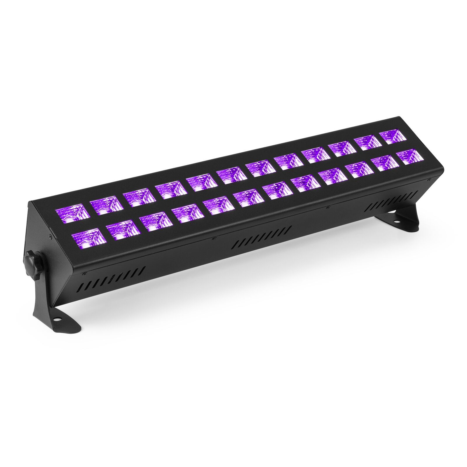 BeamZ BUV243 blacklight bar - 24 x 3 Watt UV LED&apos;s - DMX - Stroboscoop