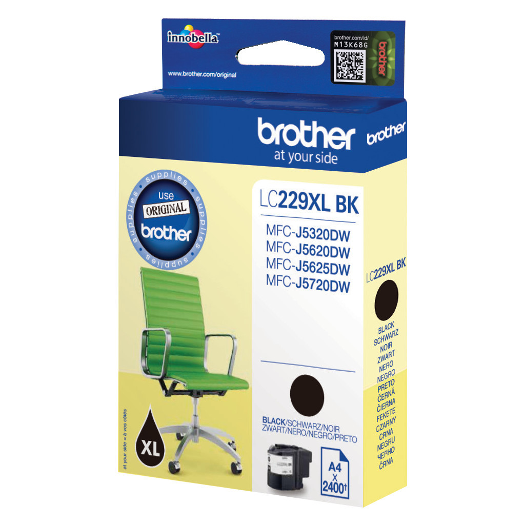 Brother LC-229XL Cartridge Zwart