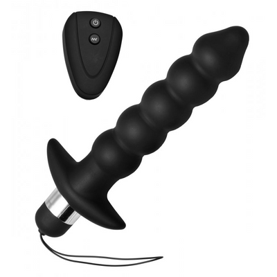 XR Brands Wireless Vibrating Anal Beads with Remote Control