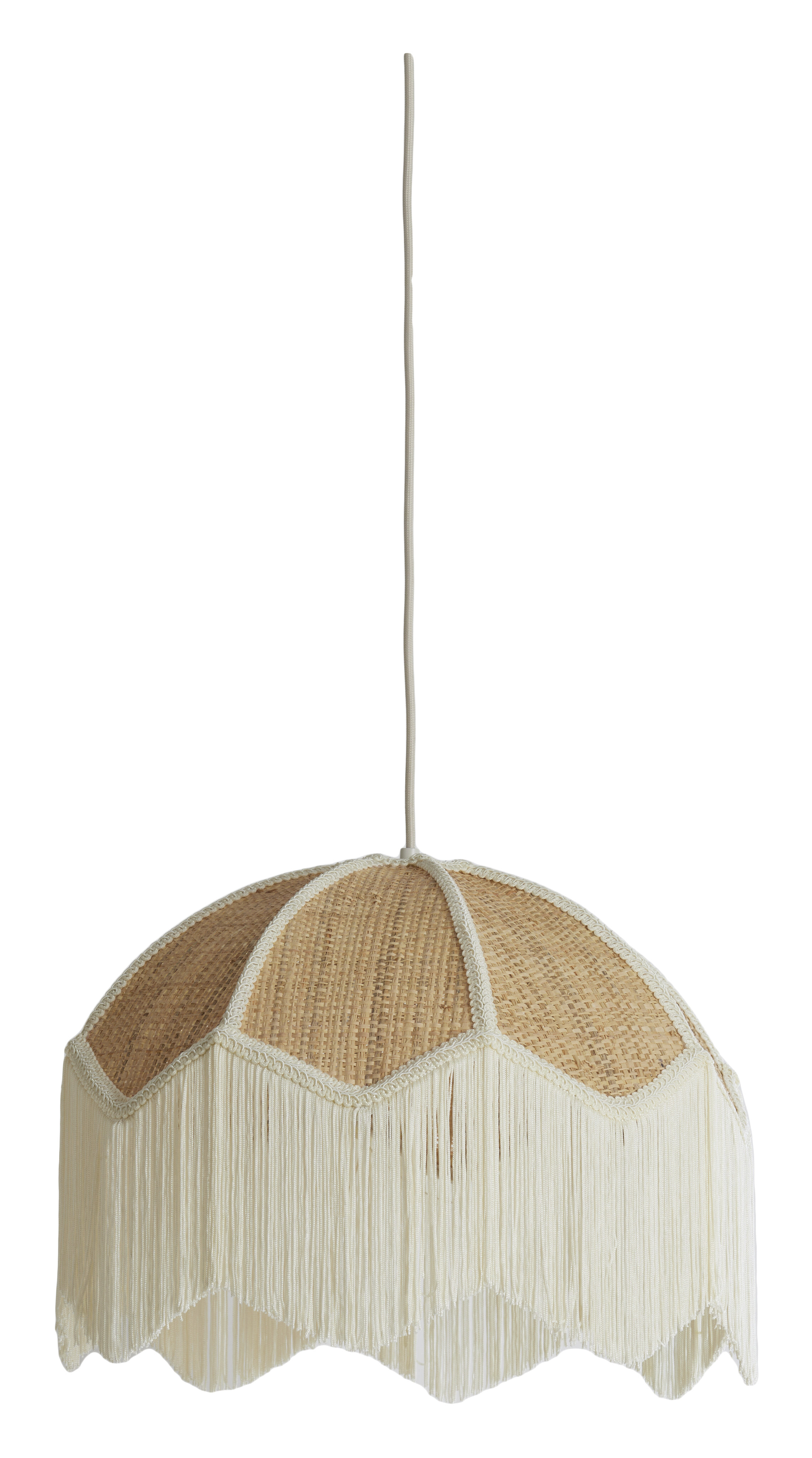 Light & Living Hanglamp Malacia Raffia - Crème