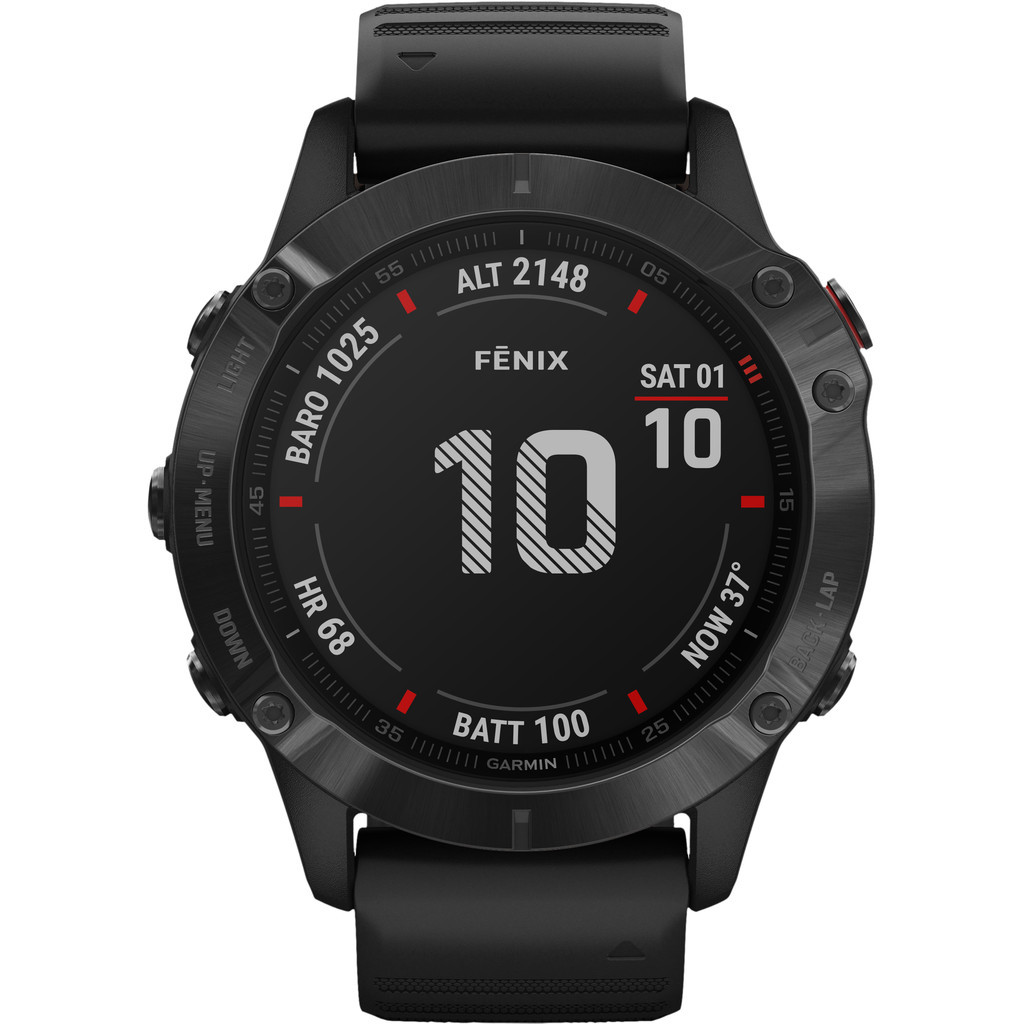 Garmin Fenix 6X Pro - Zwart - 51 mm