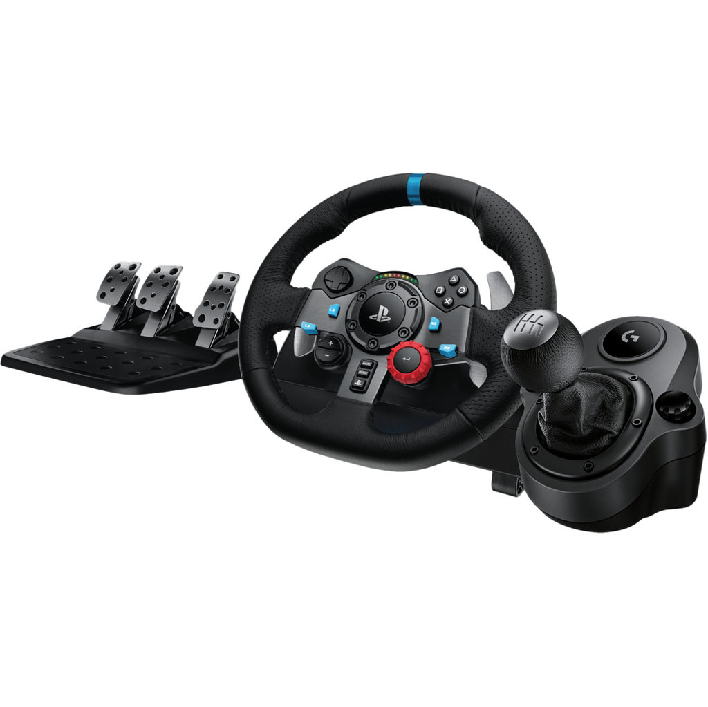 Logitech G29 Driving Force voor PS en PC + Logitech Driving Force Shifter