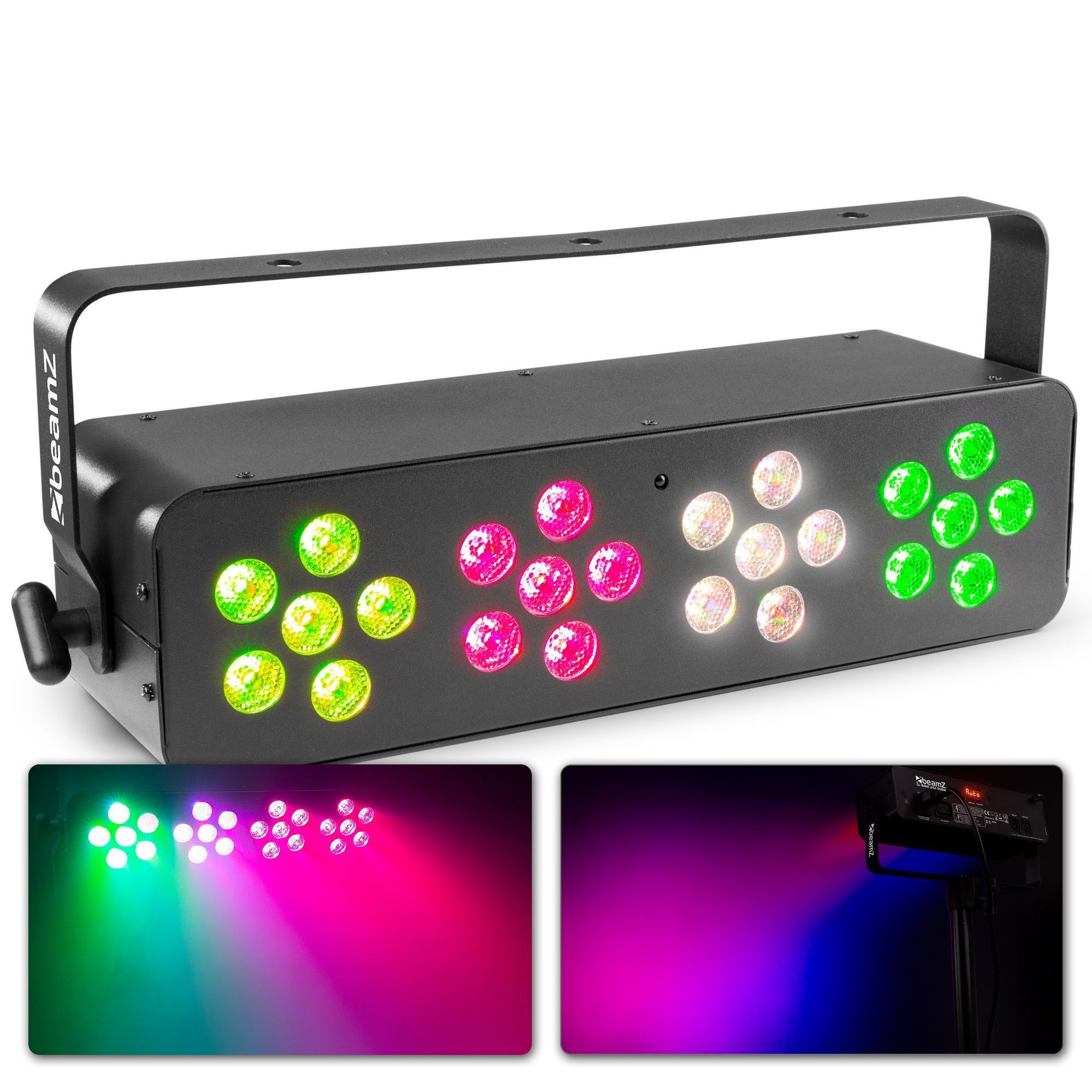 BeamZ DJ Bank 244 RGBW met 24x 4W LED&apos;s en afstandsbediening