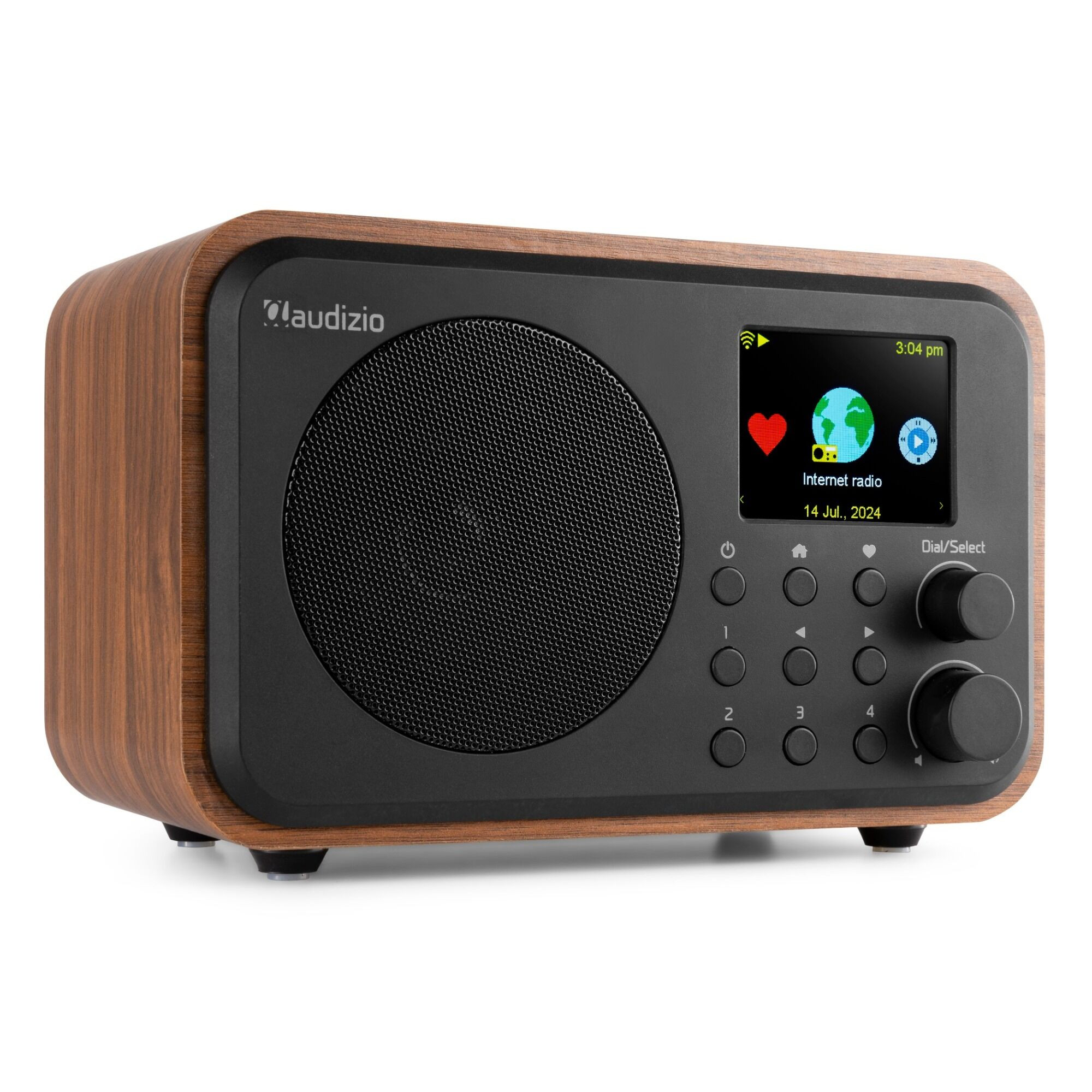 Audizio Vicenza - DAB+ en WIFI Radio met Bluetooth - Op accu - Zwart /