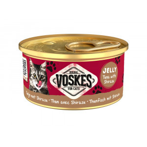 Voskes Jelly tonijn met Shirasu natvoer kat (24x85 g) 1 tray (24 x 85 g)