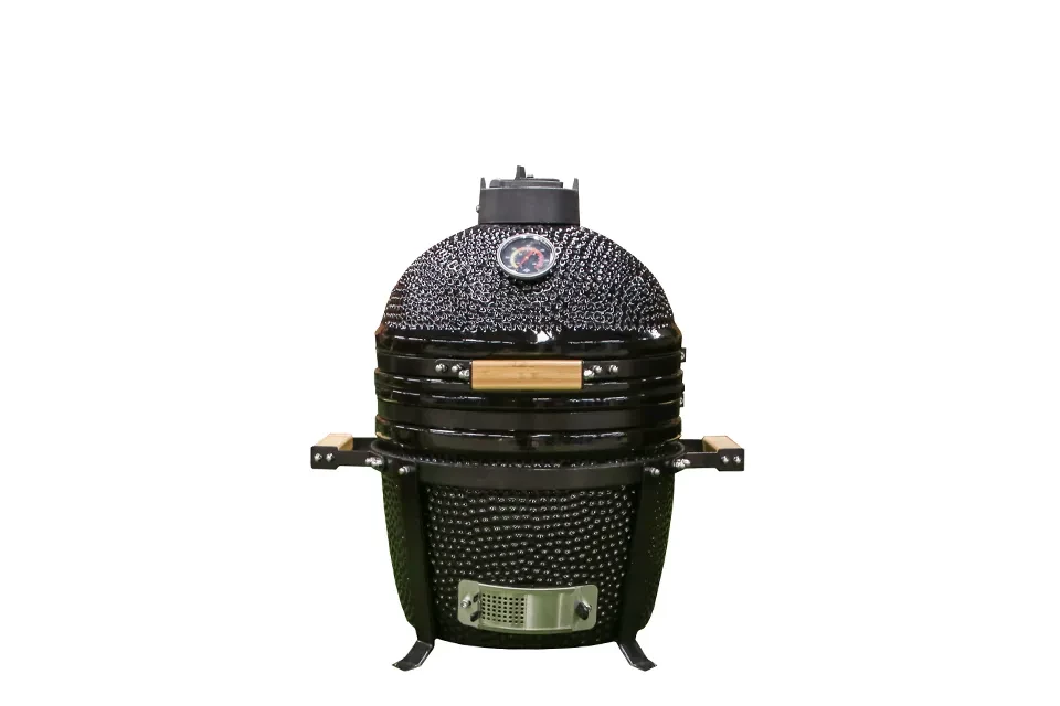 Fonteyn | Kamado BBQ met Accessoires | Shorty 15 | Black"