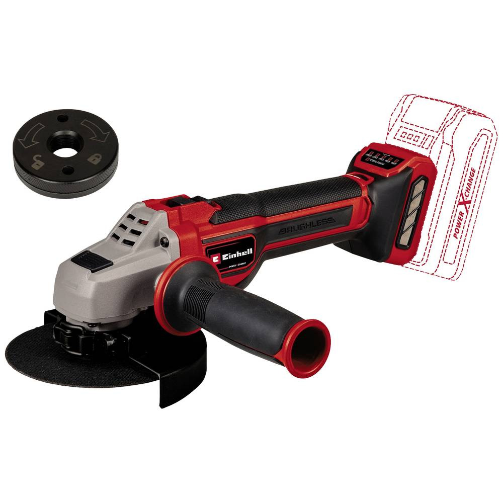 Einhell TP-AG 18/125 CE Q Li - Solo Power X-Change Professional 4431155 Haakse accuslijper 125 mm 18 V