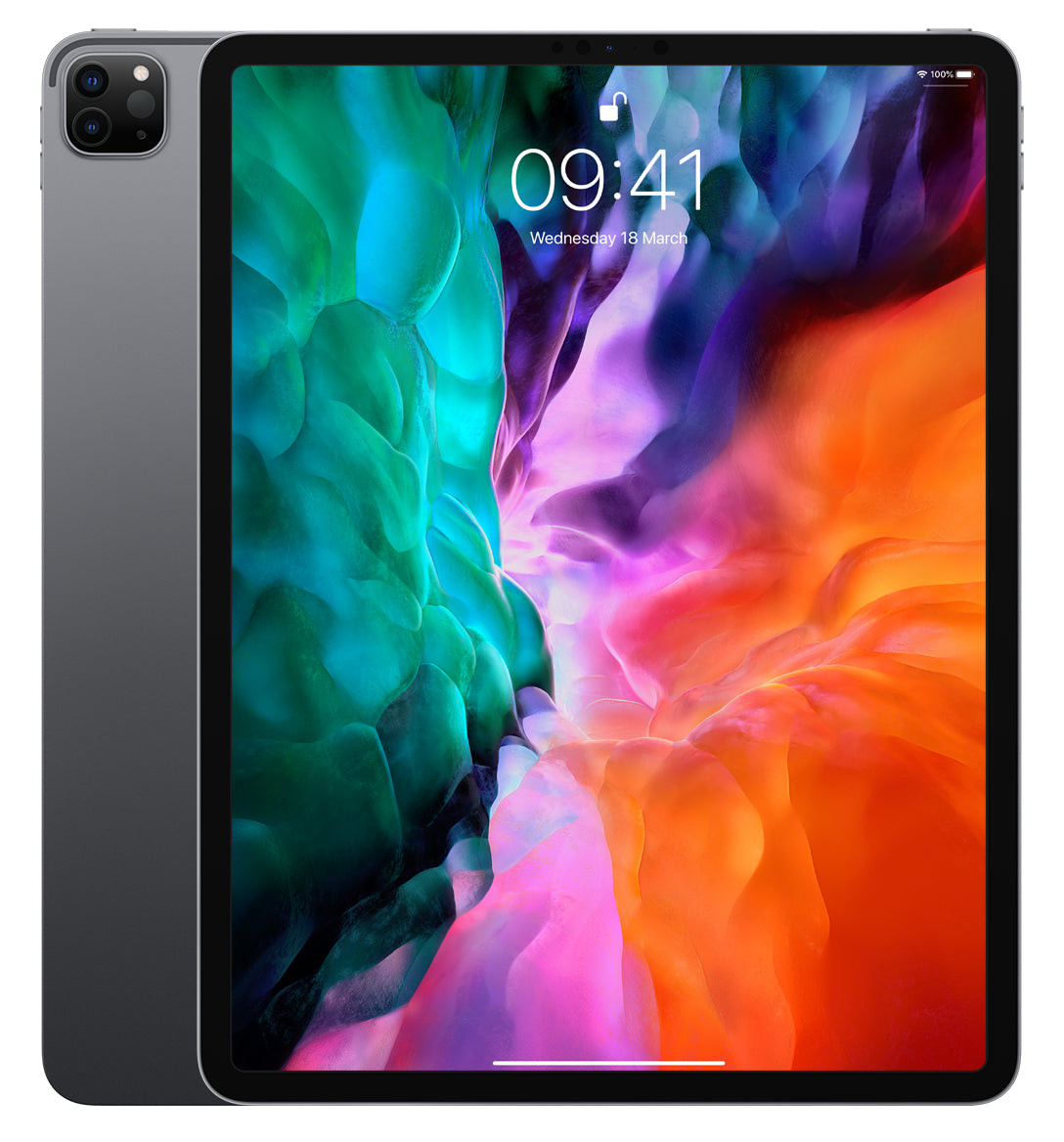 Refurbished iPad Pro 12.9 256 GB (2020) 4G Spacegrijs Zichtbaar gebruikt