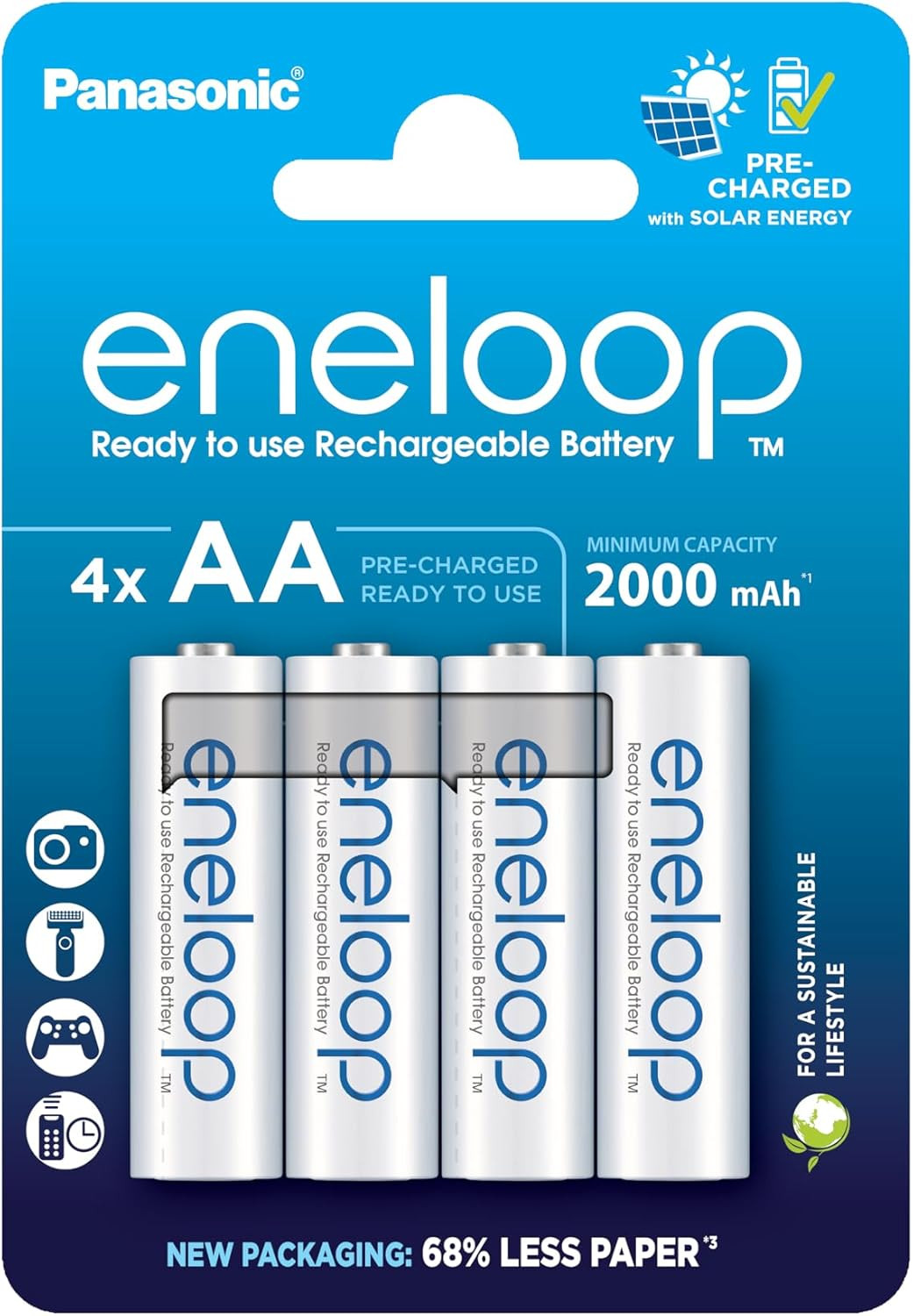 Panasonic Eneloop AA 2000mAh 4x