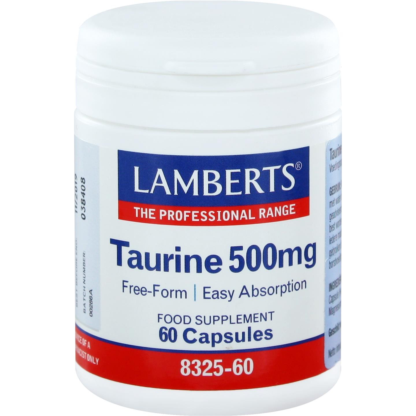 Taurine 500 mg