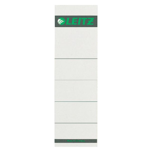 Rug-insteekkaart Leitz breed 57x190mm grijs | 100 stuks