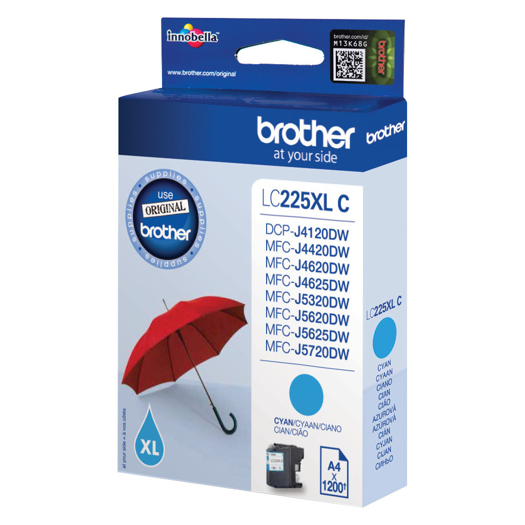 Brother LC-225XL Cartridge Cyaan