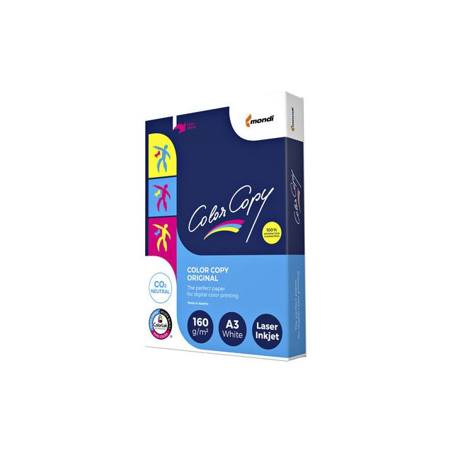 Laserpapier Color Copy A3 160gr wit 250vel | 5 stuks