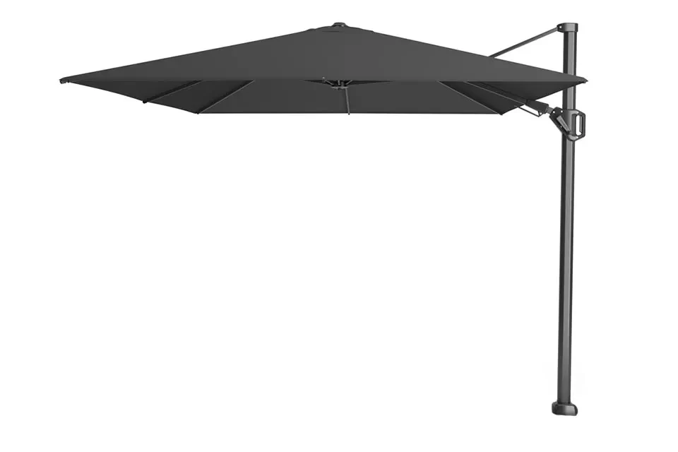 Platinum | Zweefparasol Challenger T² Premium 350 x 260 cm | Faded Black