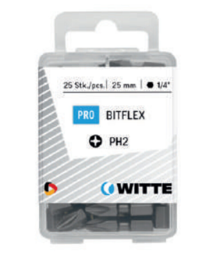 Witte phillips bit Bitflex [15x] - 1/4&apos;&apos; - PH 3 - 25 mm