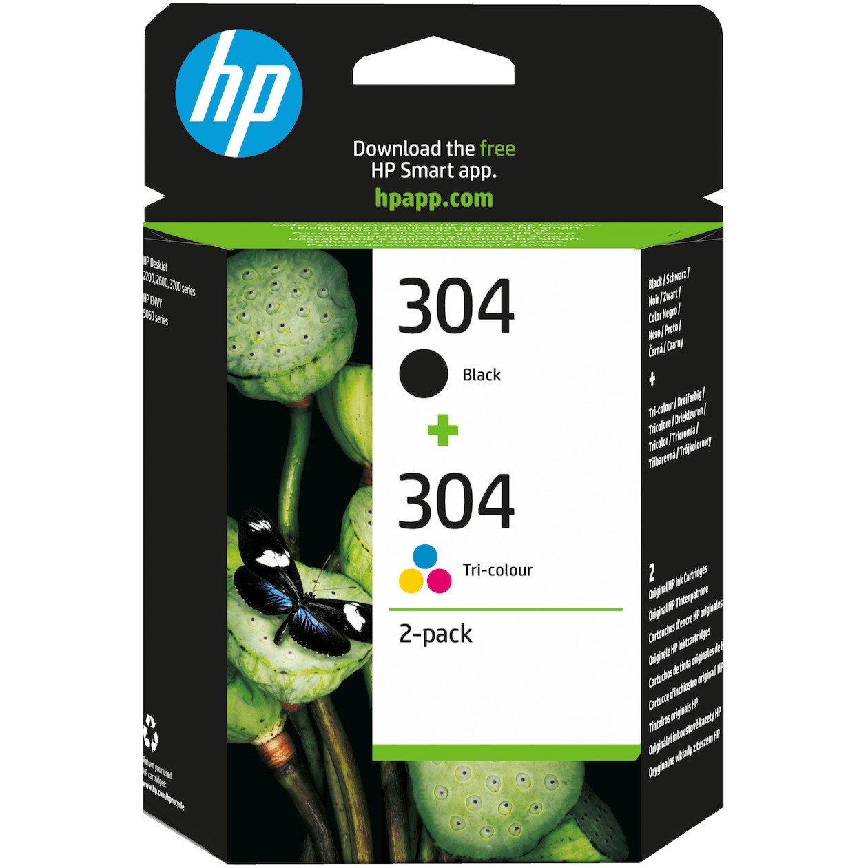 HP 304 Cartridges Combo Pack Inkt