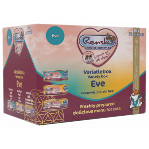 Renske Variatiebox Eve paté kattenvoer (30x70g) 1 tray (30 x 70 g)