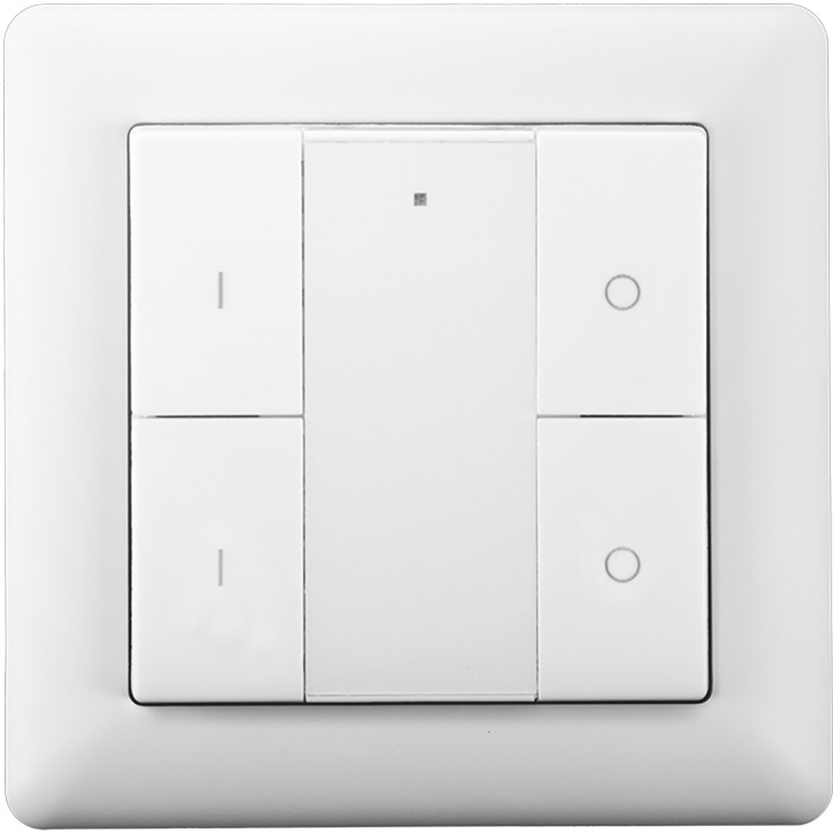 EcoDim - Draadloze Schakelaar - Smart WiFi - ED-10012 - ZigBee - 2-voudig Schakelaar - Wit