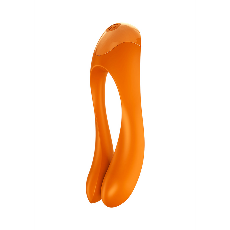 Candy Cane - Finger Vibrator for Intimate Zones - Orange