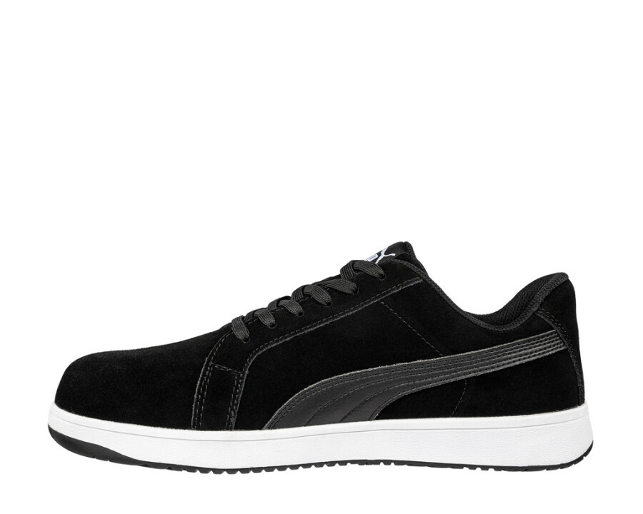 Puma werkschoenen Iconic Suede S1P laag zwart maat 42