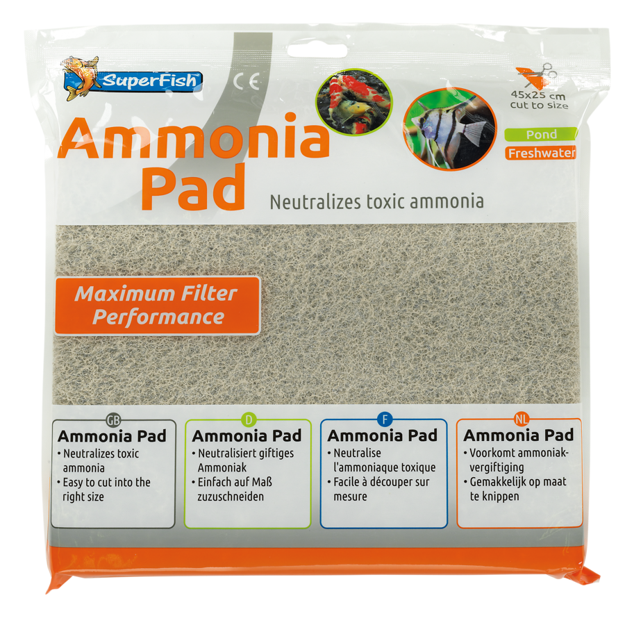 Superfish Nitrate Pad 45x25cm - Absorbeert Ammonium voor Kristalhelder Zoetwateraquarium