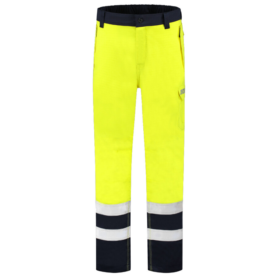 Tricorp werkbroek multinorm Bicolor - Safety - 503004 - fluor geel/inkt blauw - maat 50