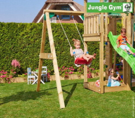 Houten speeltoestellen Jungle Swing aanbouwset