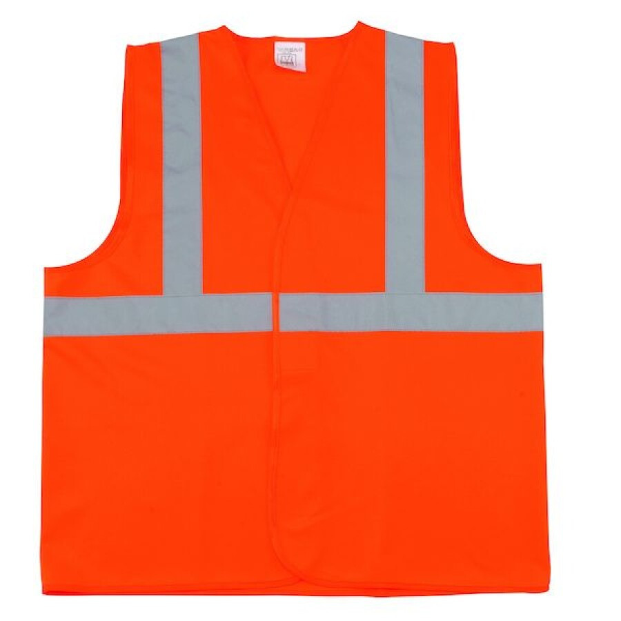 Opsial veiligheidsvest - 3 strepen - high visibility - oranje - maat XXL