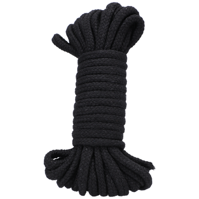 Doc Johnson Cotton Rope - 32 ft - Black