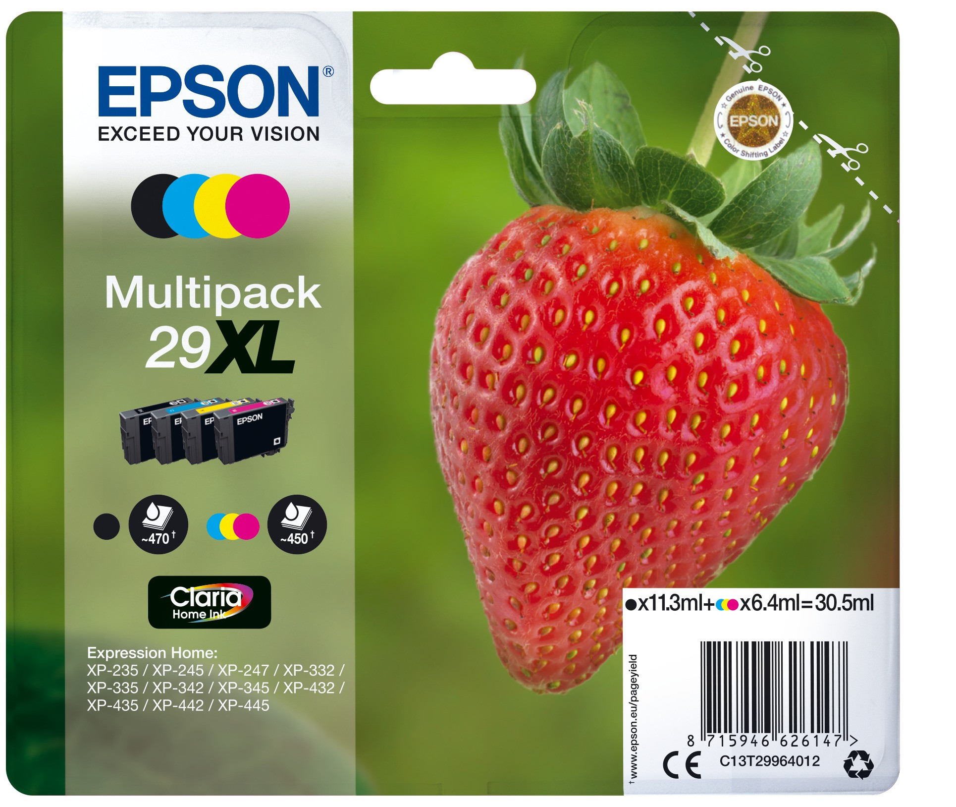 Epson 29XL Multipack - Aardbei Inkt