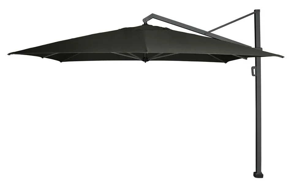 Platinum | Zweefparasol Icon Premium 400 x 300 cm | Faded Black